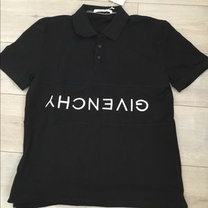 Givenchy's black polo shirt Xl
